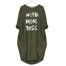 Load image into Gallery viewer, Wife Mom Boss T-Shirt